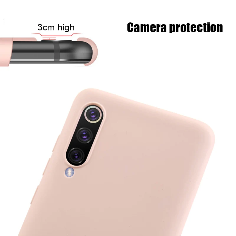Чехол для Samsung Galaxy A50 жидкий силиконовый резиновый мягкий чехол A30 чехлы телефонов