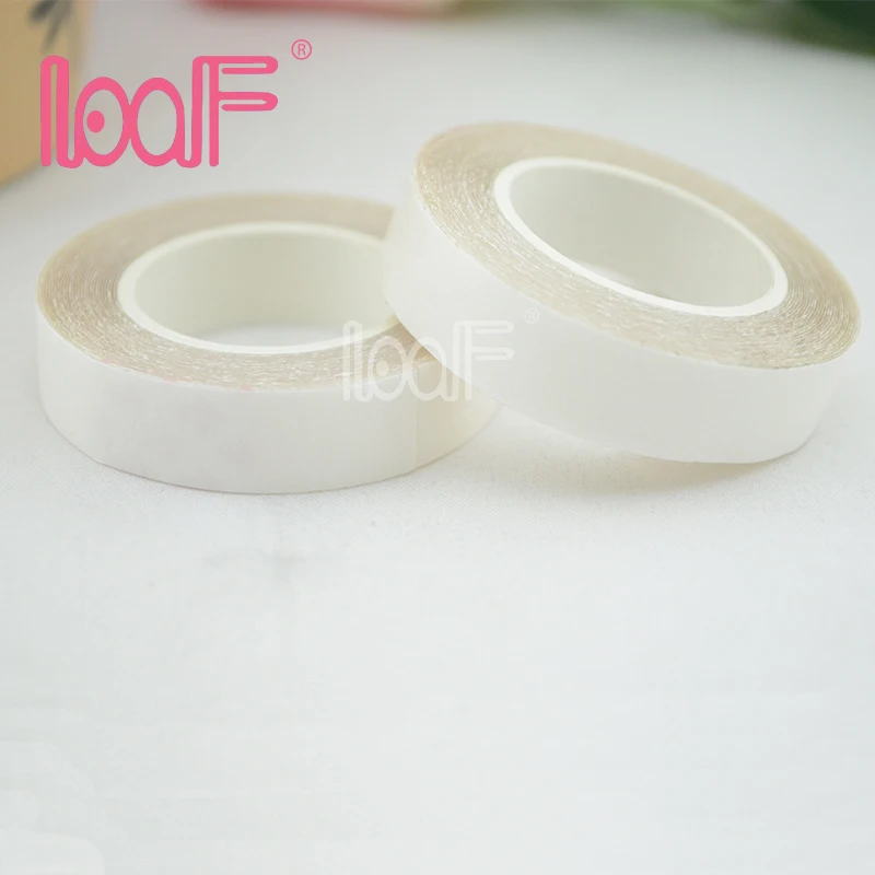 LOOF 1 рулон 1 см* 3 м двусторонняя клейкая лента для кожи ПУ утка/кружевные парики/Парик Инструменты для наращивания волос