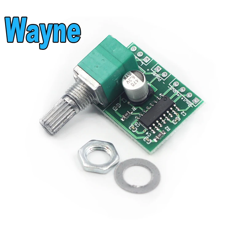 Мини PAM8403 DC 5 В 2 канала USB цифровой аудио усилитель плата модуль 2*3 Вт регулятор