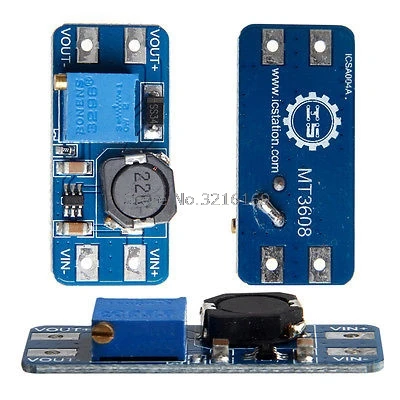 For MT3608 DC Step Up Adjustable Converter Booster Power Supply Module Output 2A Promotion | Обустройство дома