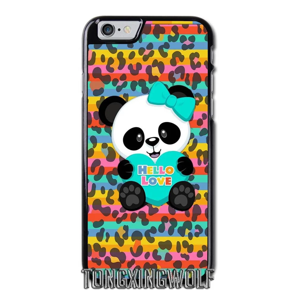 Носки для малышей с милым рисунком панды чехол iPhone samsung 4S 5S SE 6 S 7 8 XR XS Max Note 9 S5 S6 S7