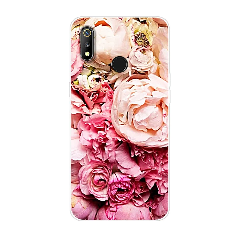 Cartoon Dog and Cat Case For OPPO Realme 3 Mobile Phone Shell TPU Material Painted Painting Case.25 Colors! | Мобильные телефоны и