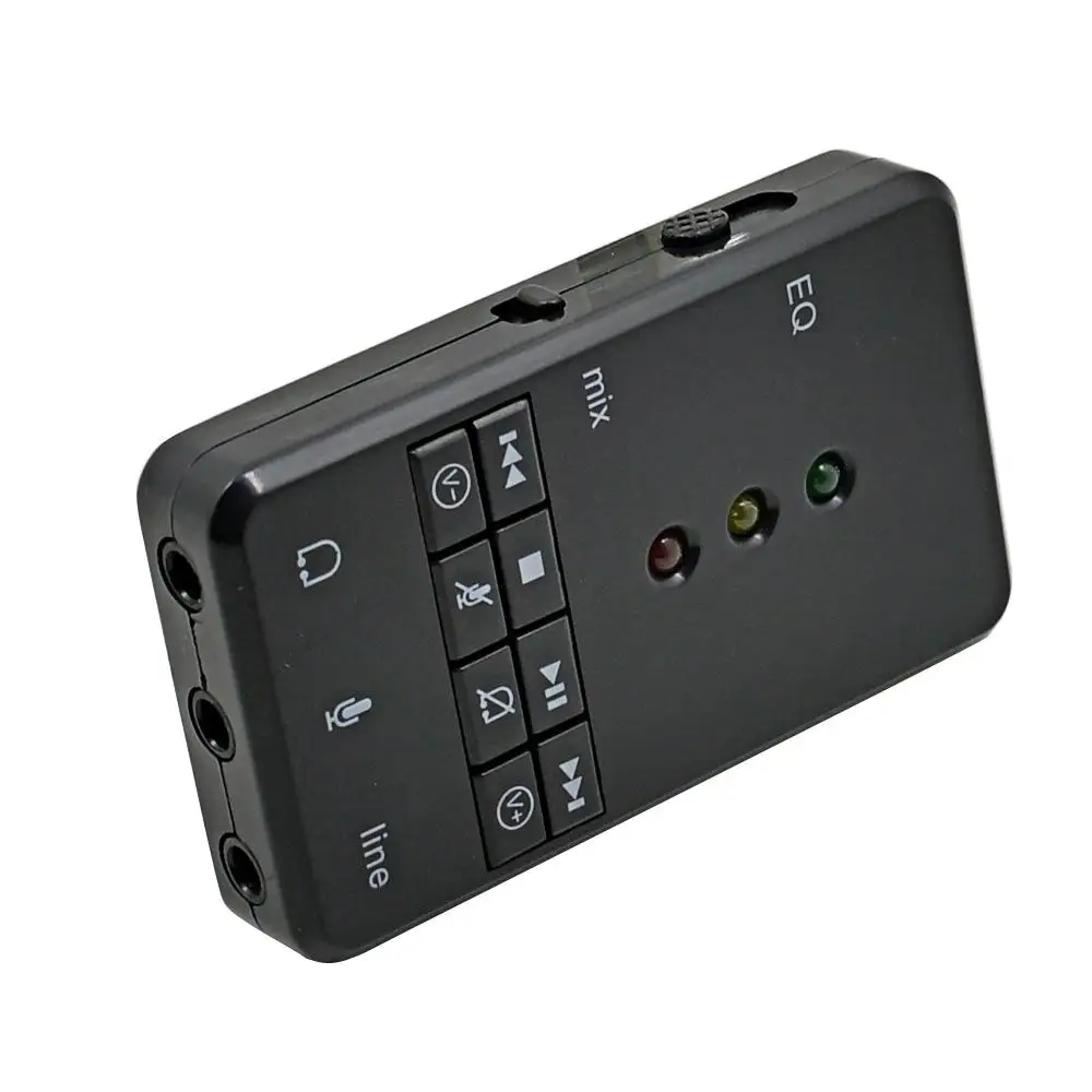 USB звуковая карта аудио адаптер Sienoc USB 2,0 Виртуальный 7,1 канал Xear 3D внешний для Windows XP 7 8 10 Linux Vista Mac OS