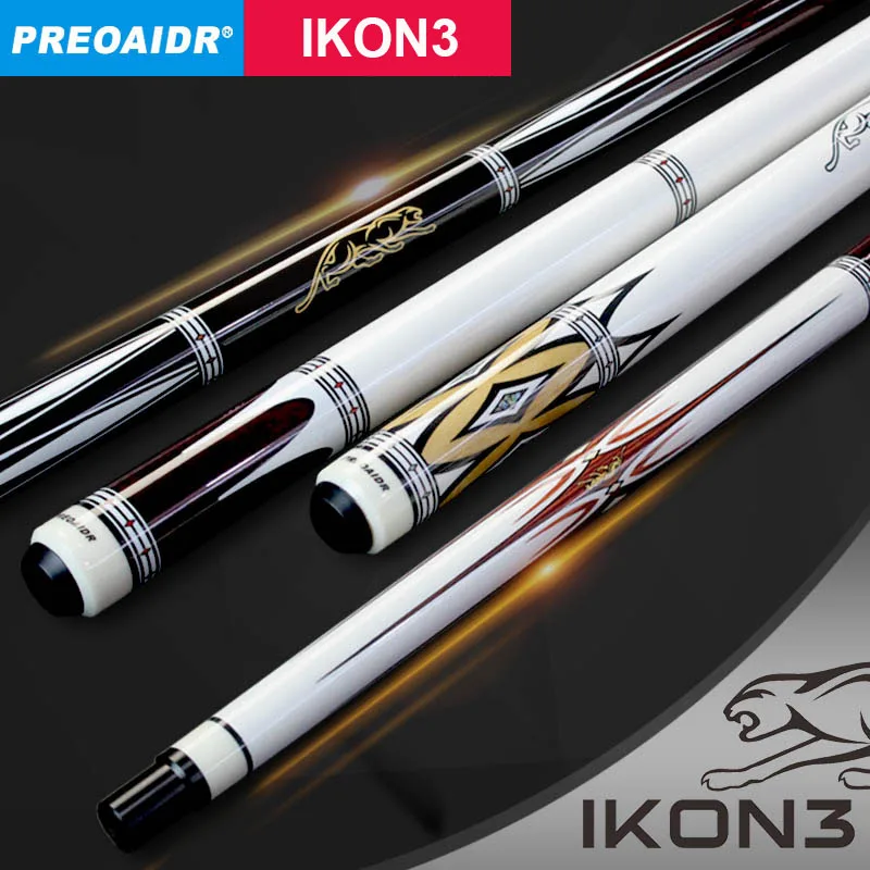 Новинка 2019 китайский PREOAIDR IKON3 1/2 пул Cue Stick 13 мм 11 5 10 с наконечником чехол для кия