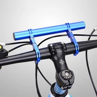 motorcycle bike handlebar aluminum alloy parallel bar bike flashlight holder handle bar bicycle extender mount bracket bike