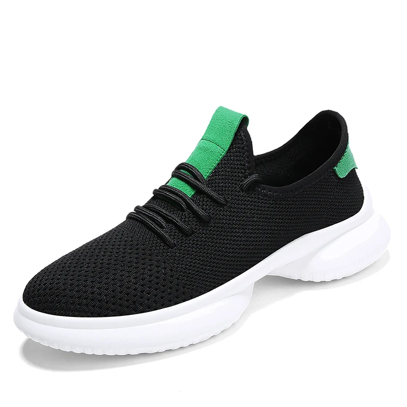 LAOCHRA Men Future Style Fashion Sneakers Lace-up Casual Shoes Breathable Air Mesh Flats For Males 2018 New Arrival | Обувь