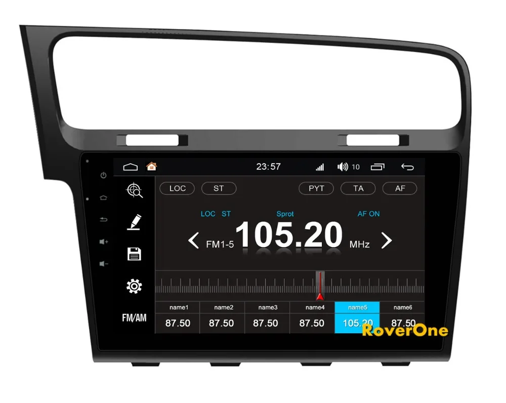 RoverOne для Volkswagen для VW Golf 7 Mk7 Golf7 2013 Android 8,0 Авторадио автомобильный gps плеер Мультимедиа Media Системы
