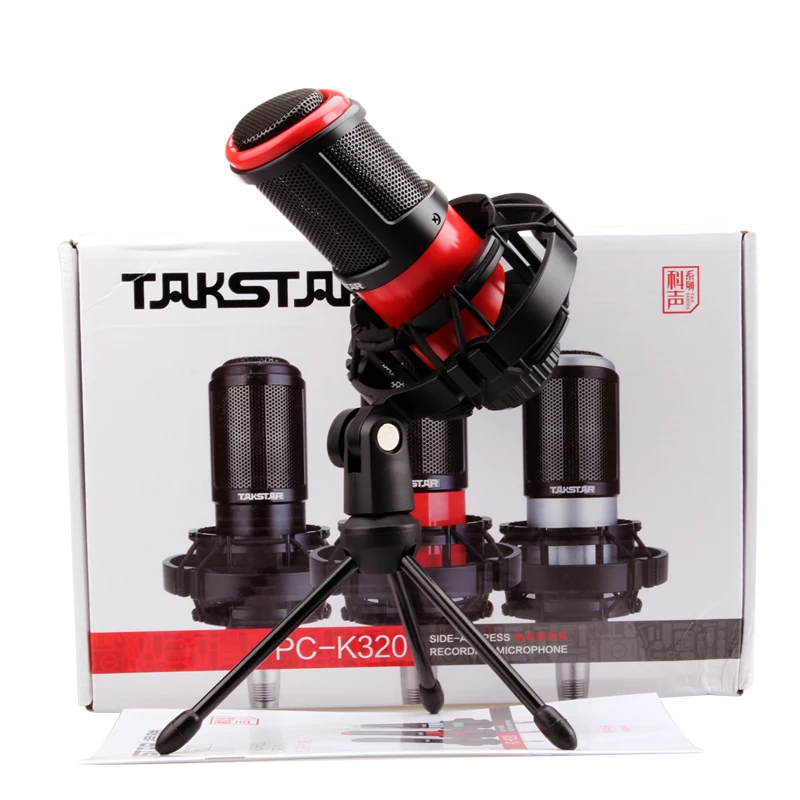 Конденсатор Takstar pck320 PC K320 микрофон с боковым адресом для компьютера вещания ПК