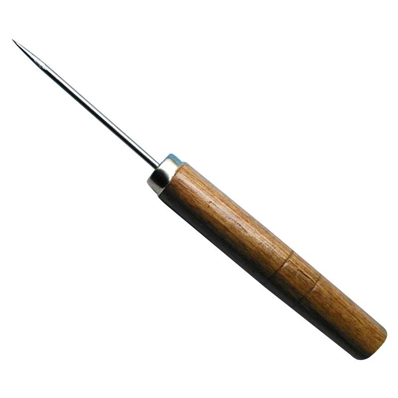 Войлочное ремесло 1 шт. деревянная ручка Awl DIY инструмент для шитья Poking