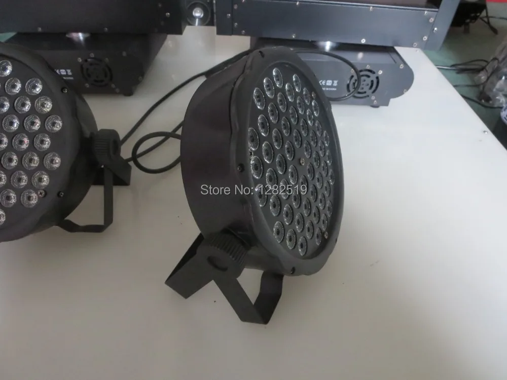 

4pcs New 54*3W RGBW led DJ dance party stage lighting stage par64 lighting