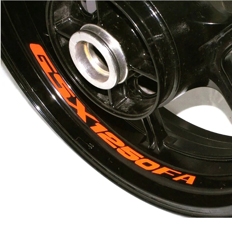 

Motorcycle Wheel Sticker Decal Reflective Rim Bike Motorcycle Suitable for SUZUKI GSX 1250FA