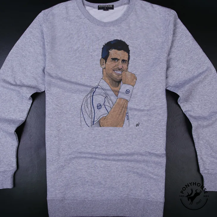 2015I NOLE NOVAK DJOKOVIC Djokovic sweater popular male Sweatshirt |