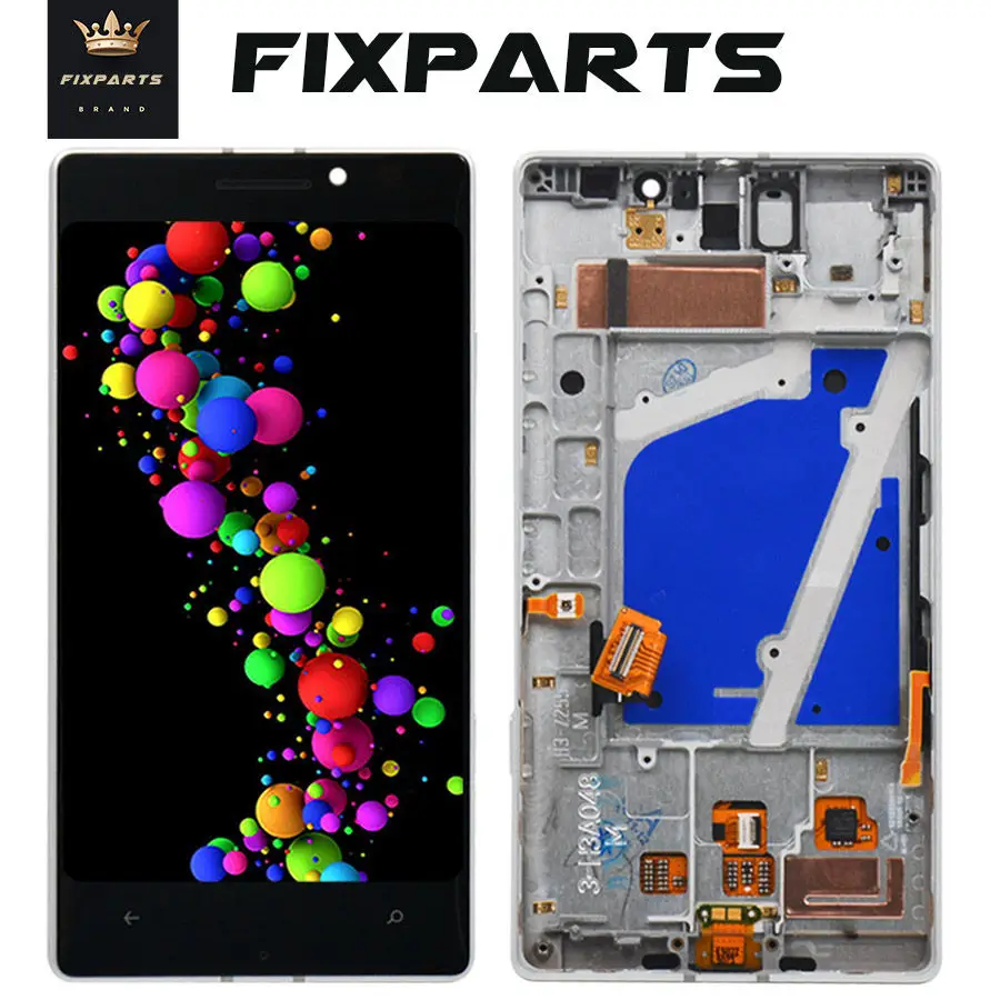 5 0 &quotдля Nokia Lumia 930 ЖК дисплей сенсорный экран дигитайзер сборка с рамкой запасные