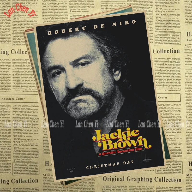 Джеки коричневый крафт бумаги Бумага принты четкое изображение живопись Бар