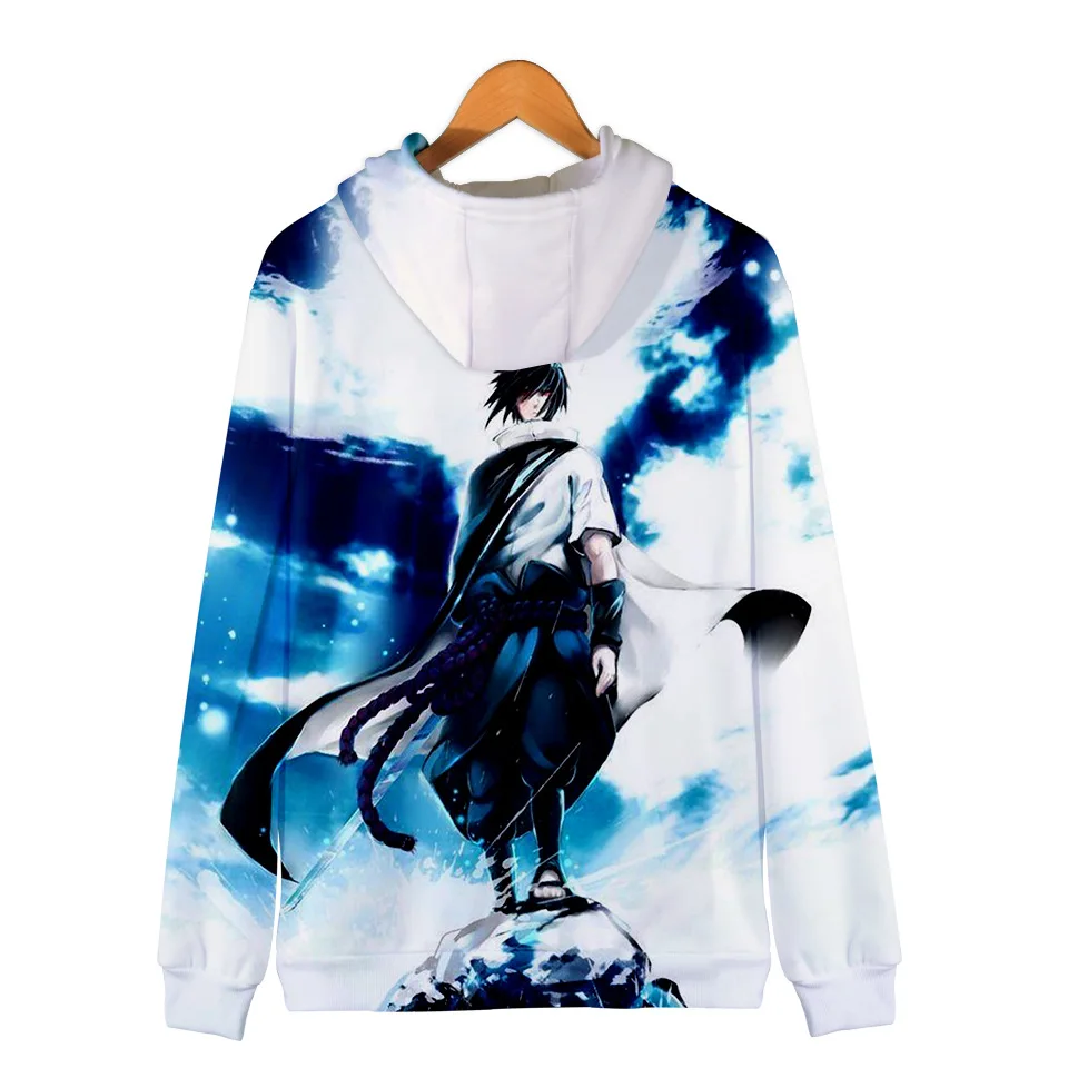 

Sasuke Uchiha Hoodie Hooded Jacket Zipper Coat Sweatshirt Anime