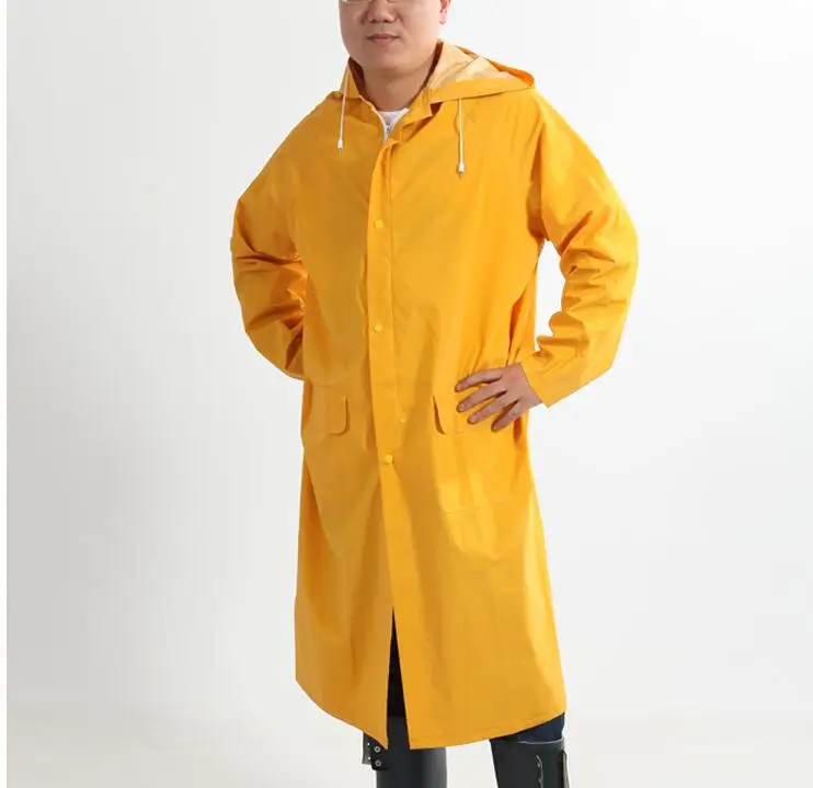 10 шт. ПВХ взрослых долго сиамские плащ длинный ветровка Трудовое страхование