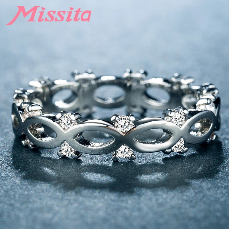 MISSITA 100% новые модные классические кольца с бантом для женщин Свадебные брендовые