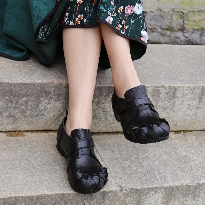 Женская перчатка обувь на шнуровке Туфли без каблуков высоком каблуке черная Для