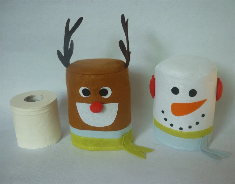 2 шт./лот держатель рулона туалетной бумаги для ванной комнаты с рождественским