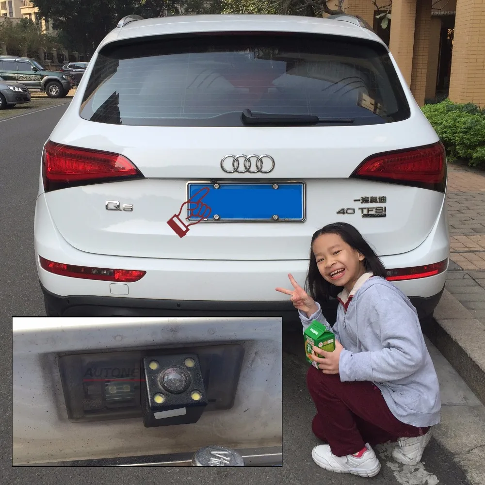 JIAYITIAN камера заднего вида для Audi Q5 8R 2009 ~ 2017 CCD/камера вида/камера номерного