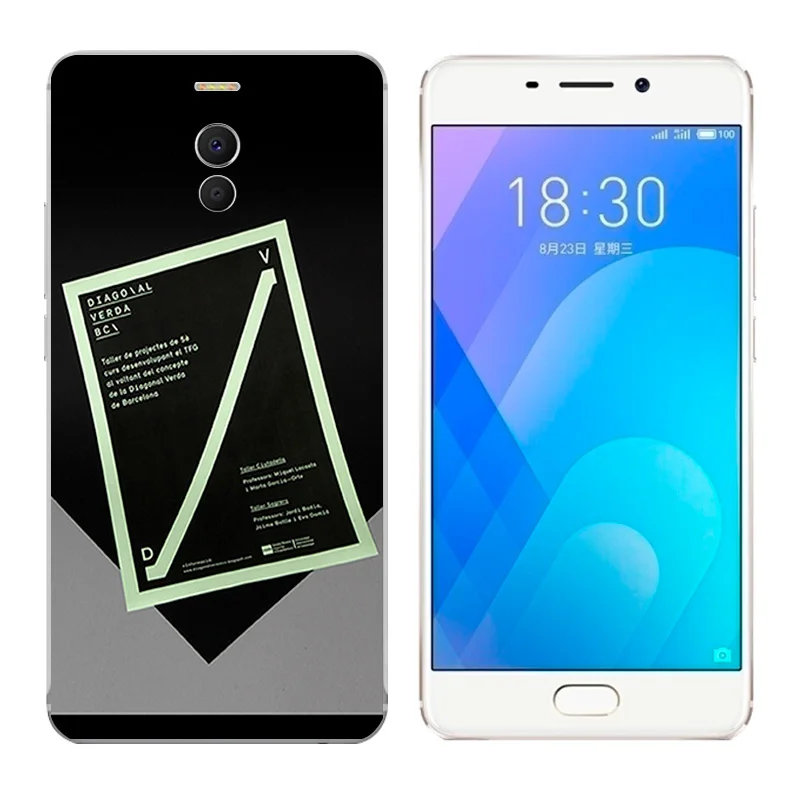 Чехол для телефона Meizu M6 Note силиконовый чехол с принтом жизни Meilan сумки Note/Blue Charm 6 |