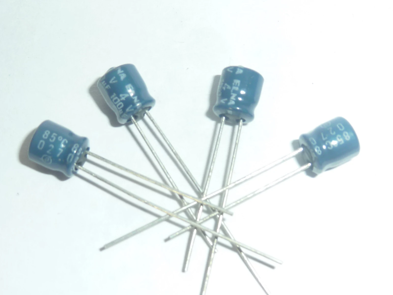 10pcs 100uF 4V ELNA 5x5mm Blue 4V100uF Audio Capacitor | Электронные компоненты и принадлежности