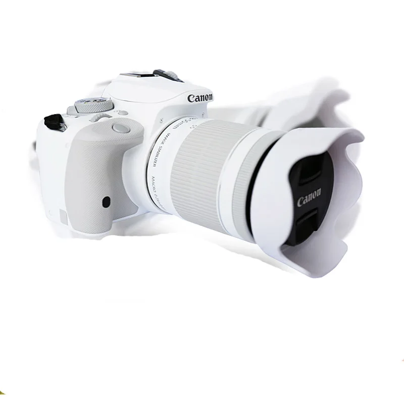 Бленда для объектива камеры White EW 63C EW63C бленда canon 100d 700d 760d EF S 18 55 мм f/3 5 6 IS STM 58 мм|hood