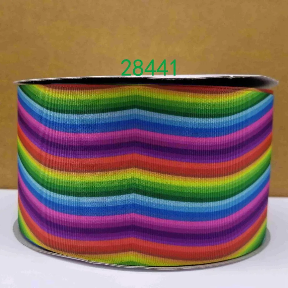 Бесплатная доставка 50 ярдов мультфильм печатных grosgrain ленты 28441|Ленты для шитья| |