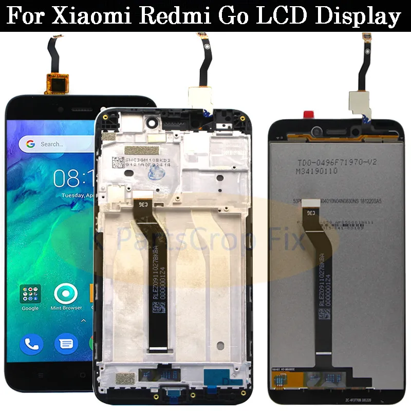 ЖК дисплей и дигитайзер сенсорного экрана в сборе для Xiaomi Redmi GO 100%
