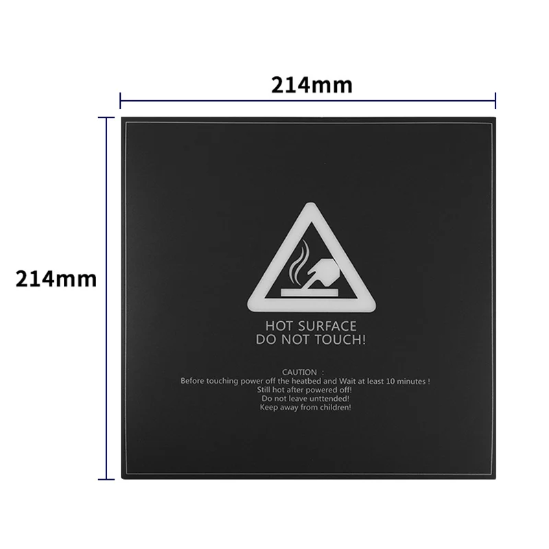 3d принтер аксессуары Mk2B/3 горячие наклейки для кровати 214x214 мм Wanhao I3 Anet A8 A6