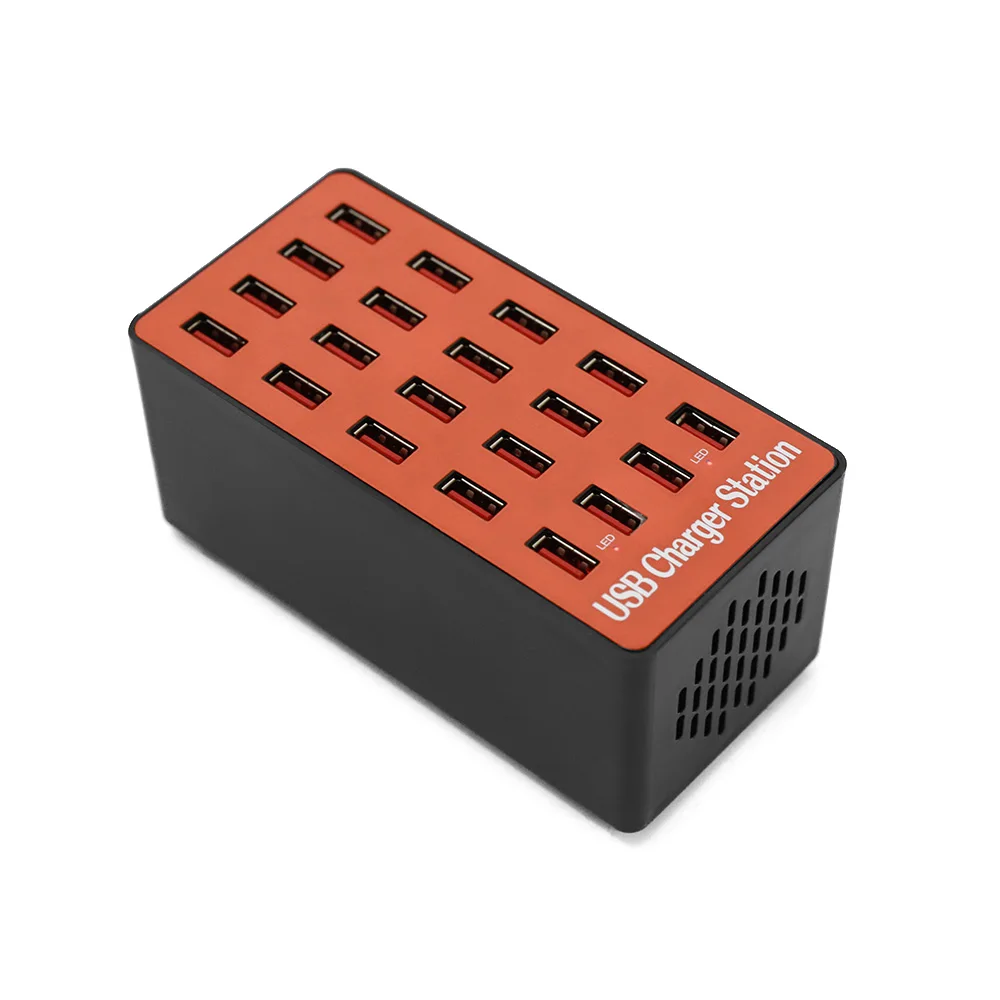 Новый 20 портов USB концентратор телефон зарядная станция Смарт зарядное