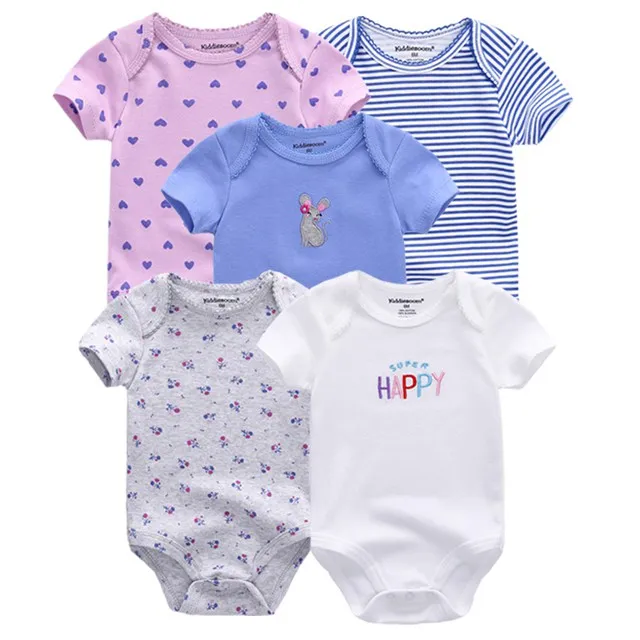 Kiddiezoom детские комбинезоны пижамы для маленьких девочек Дети Bebe Infantil одежда для новорожденных одежда из хлопка Одежда для маленьких мальчиков, Товары для детей - Цвет: baby romper 5070
