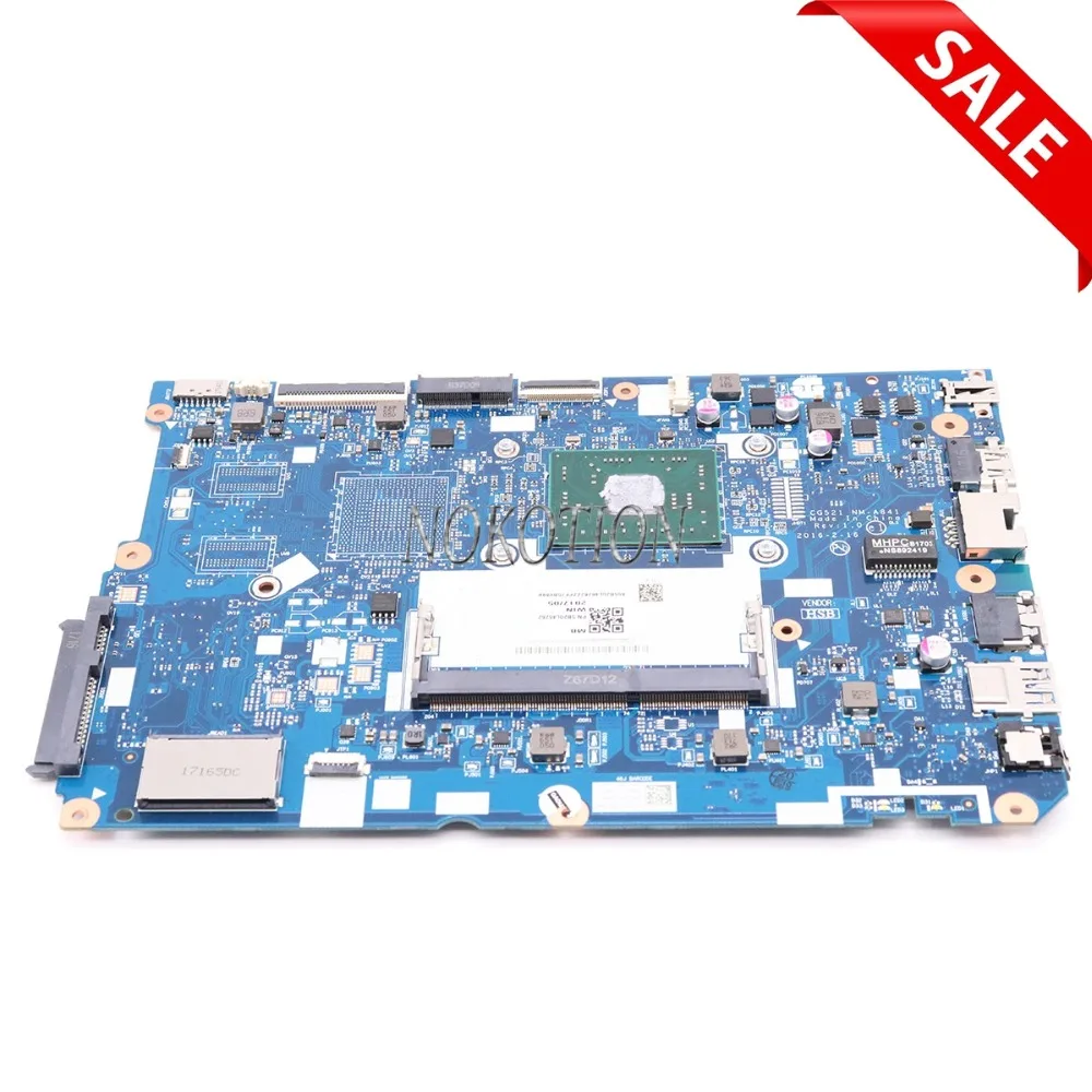 NOKOTION CG521 NM-A841 5B20L46262 основная плата для lenovo 110-15ACL материнская ноутбука A6-7310 ЦП