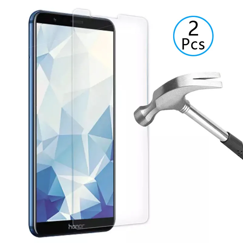 2 шт. закаленное стекло на Honor 7x7 lite 5c x x7 светильник c5 защитное стекло защитная пленка для телефона Tremp для huawei g630 gt3