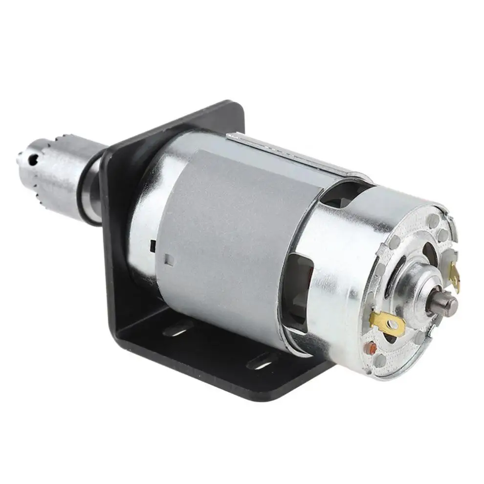 

12V-24V 775 Practical Ball Motor Small Bench Drill with JTO Chuck and Mounting Bracket for Milling Machine / Lathe / Drilling