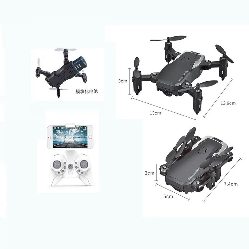 Камера Квадрокоптер 0.3MP 2MP камера 6 осевой гироскоп Wifi FPV Дрон профессиональный