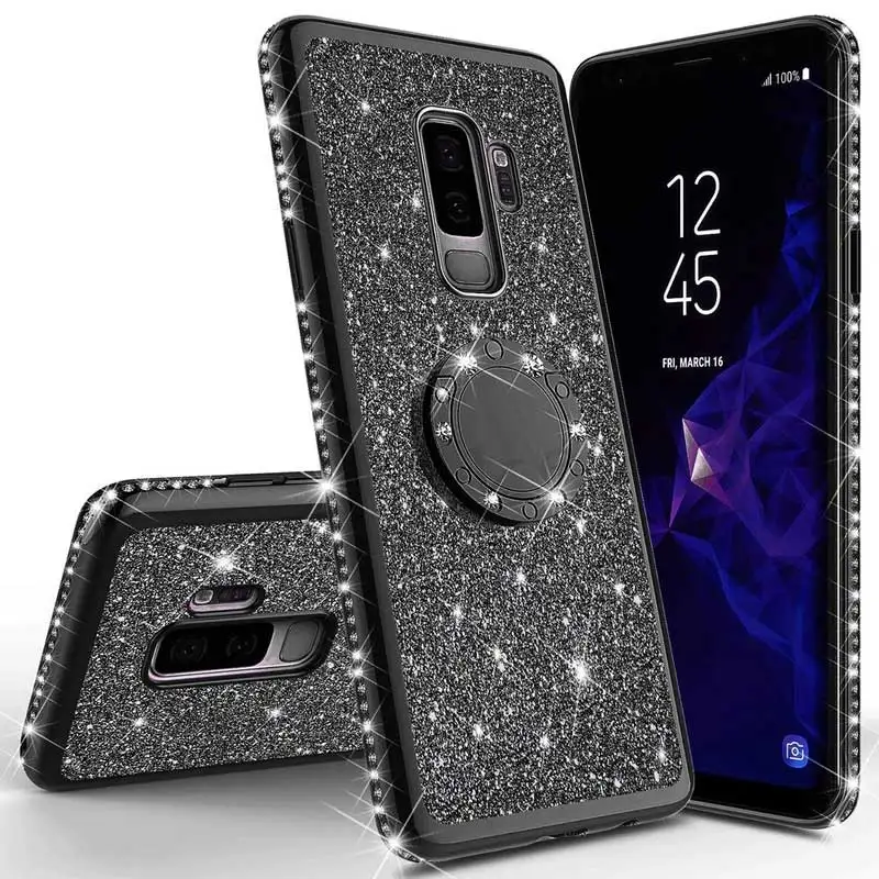 Роскошный мягкий ТПУ чехол для телефона samsung Galaxy S10 Lite S9 S8 A7 A6 A8 Plus Note 9 8 S7 Блестящий силиконовый чехол - Цвет: 3