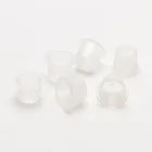 8 мм маленькие прозрачные белые чернила для татуировок колпачки для татуировок 1000 шт.пакет