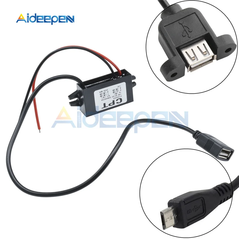 Адаптер микро USB DC 12 В в 5 3A 15 Вт|Детали и аксессуары для приборов| |