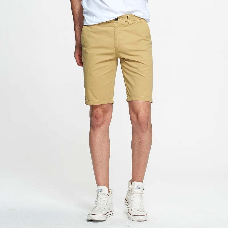 

Mens Board Shorts Mid Knee Length Summer New Men's Men Bermuda Casual Fashion Cotton Stretch Colorful Short Pants Beach Male
