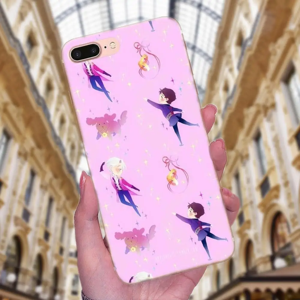 Yuri On Ice Высококачественная мягкая задняя крышка для Huawei P7 Honor 4C 5A 5C 5X 6 6C 6A 6X 7 7X 8 9 V8 V10