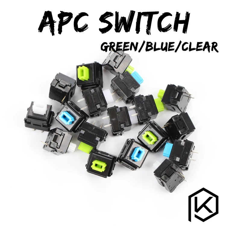 Переключатель taihao apc линейный зеленый синий 65 г 280 г|blue switch|keyboard green switchmechanical blue switch