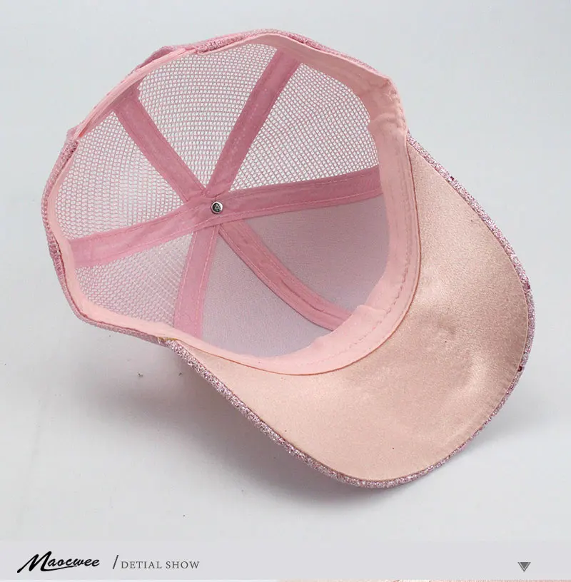 Блестками сетчатые Детские Шапки дети Snapback Бейсбол Кепки с буквой «А забавные Шапки сезон: весна–лето в стиле хип-хоп для мальчиков, шляпы солнцезащитные, кепки кости
