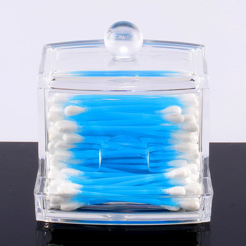 1 шт ватные палочки для хранения ювелирных изделий косметическая коробка