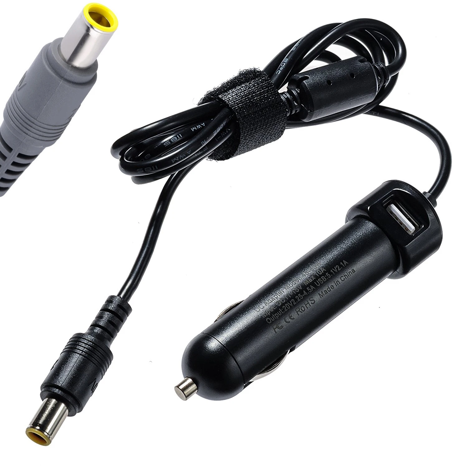 

20V DC Car Charger Power Adapter for Lenovo Thinkpad Edge Flex