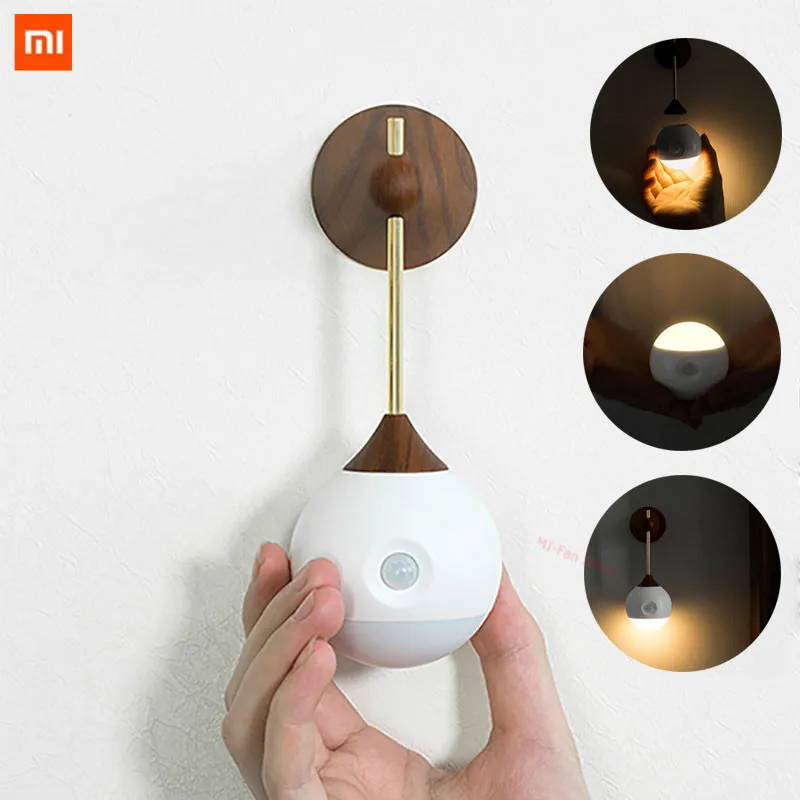 Xiaomi Sothing Sunny Smart sensor ночник инфракрасный индукционный usb зарядка съемный для xiaomi