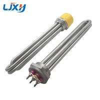 LJXH DN50 Water/Oil Heating Element Heater 304SS 220V/380V 6KW/9KW/12KW/15KW/18KW for Heat-conducting Oil Stove/Reaction Kettle