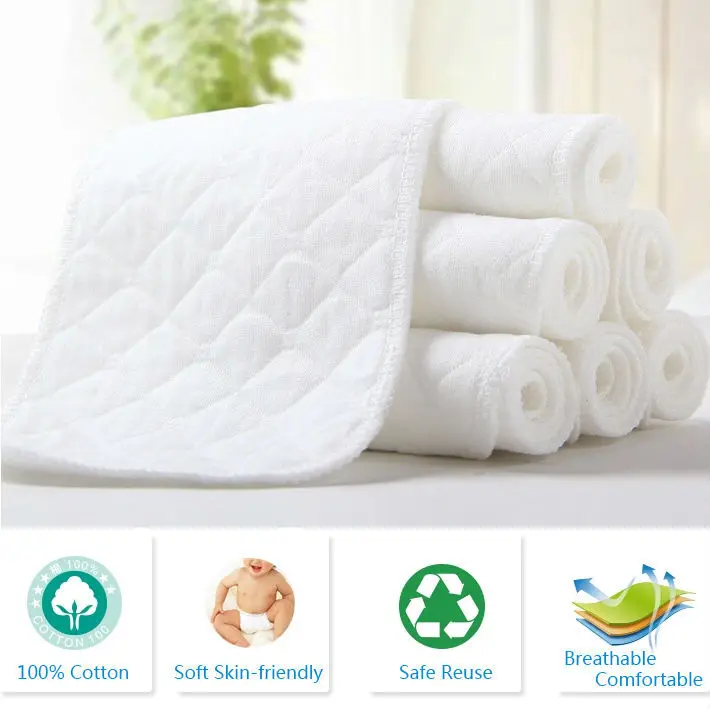 5 шт. Детские многоразовые подгузники из микрофибры 3 слоя|diaper price|diaper organizerdiaper age |