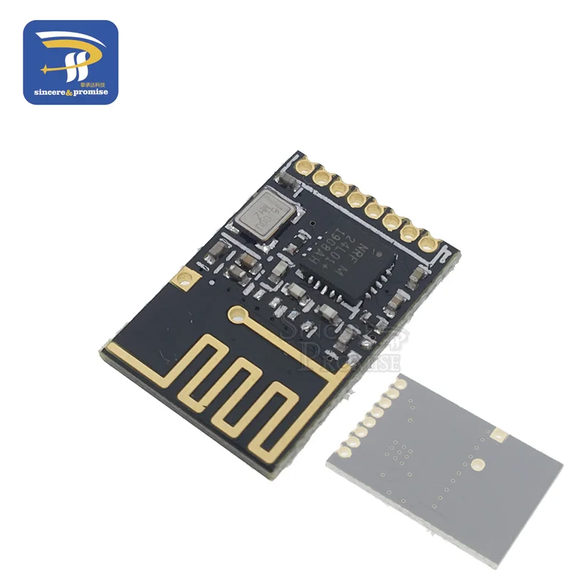 SMD NRF24L01 NRF24L01+ модуль беспроводной передачи данных 2,4G/NRF24L01 обновленная версия 2 Мбит/с NRF24L01 гнездо адаптера плата - Цвет: SMD NRF24L01