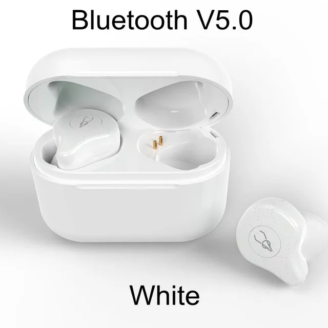 White RGLM Sabbat X12pro 3D стерео звук V5.0 Bluetooth наушники невидимые настоящие водонепроницаемые беспроводные наушники спортивные наушники - Цвет: White